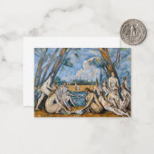 Paul Cezanne - Die großen Bathers Mitteilungskarte (Vorderseite/Rückseite Beispiel)