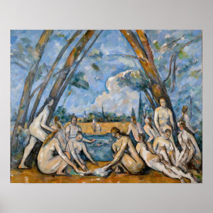 Paul Cezanne - Die großen Bathers Poster