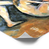 Paul Cezanne - Die großen Bathers Poster (Ecke)