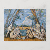 Paul Cezanne - Die großen Bathers Postkarte (Vorderseite)