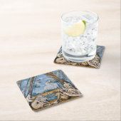 Paul Cezanne - Die großen Bathers Rechteckiger Pappuntersetzer (Vor Ort)