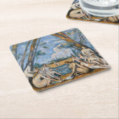 Paul Cezanne - Die großen Bathers Rechteckiger Pappuntersetzer (angewinkelt)