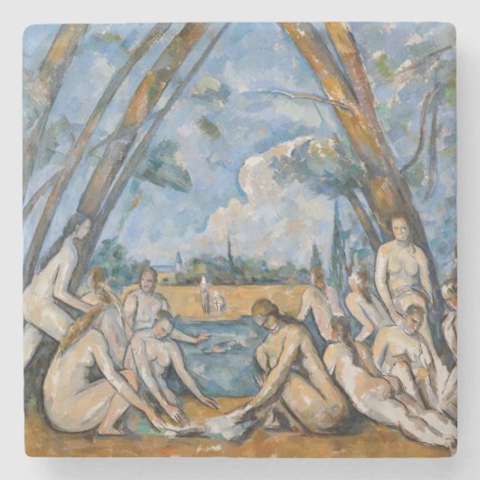 Paul Cezanne - Die großen Bathers Steinuntersetzer (Vorderseite)