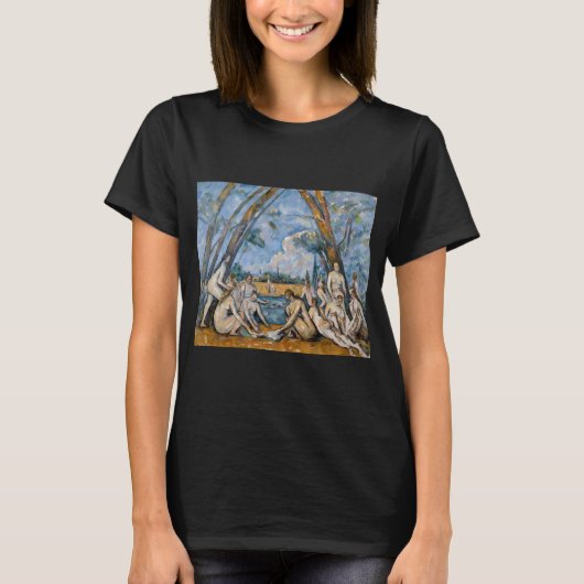 Paul Cezanne - Die großen Bathers T-Shirt (Vorderseite)