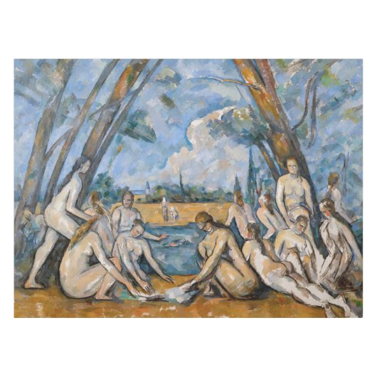 Paul Cezanne - Die großen Bathers Tischdecke (Vorderseite (Horizontal))