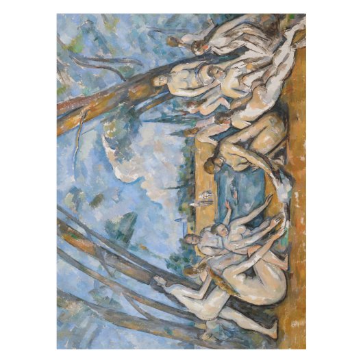 Paul Cezanne - Die großen Bathers Tischdecke (Vorderseite)