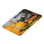 Paul Cezanne - Die Hütte von Jourdan Magnet (Linke Seite)