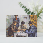 Paul Cezanne - Die Karte (Stehend Vorderseite)