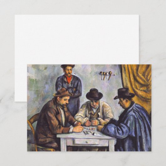 Paul Cezanne - Die Karte (Vorne/Hinten)