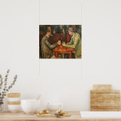 Paul Cezanne | Die Kartenspieler, 1893-1996 Poster (Küche)