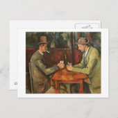 Paul Cezanne | Die Kartenspieler, 1893-1996 Postkarte (Vorne/Hinten)