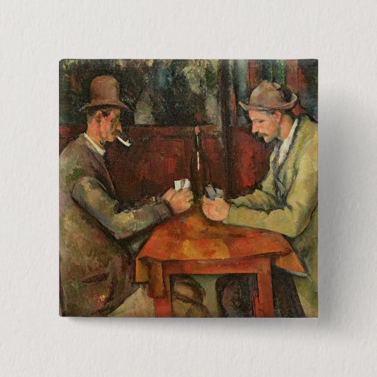 Paul Cezanne | die Kartenspieler, 1893-96 Button (Vorderseite)