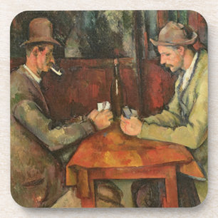 Paul Cezanne die Kartenspieler, 1893-96 Getränkeuntersetzer