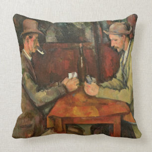 Paul Cezanne die Kartenspieler, 1893-96 Kissen