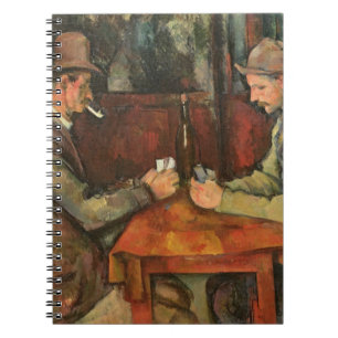 Paul Cezanne   die Kartenspieler, 1893-96 Notizblock