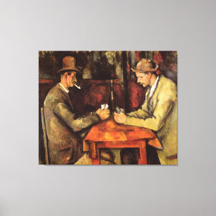 PAUL CEZANNE - Die Kartenspieler 1894 Leinwanddruck