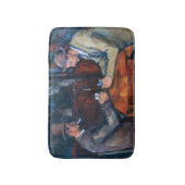 Paul Cezanne - Die Kartenspieler Badematte (Vorderseite Vertikal)