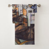 Paul Cezanne - Die Kartenspieler Badhandtuch Set (Insitu)