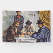 Paul Cezanne - Die Kartenspieler Banner (Horizontal)