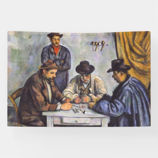 Paul Cezanne - Die Kartenspieler Banner (Horizontal)