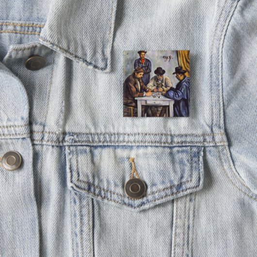 Paul Cezanne - Die Kartenspieler Button (Beispiel)