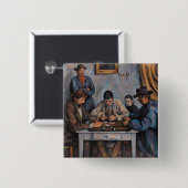 Paul Cezanne - Die Kartenspieler Button (Vorne & Hinten)