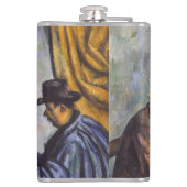 Paul Cezanne - Die Kartenspieler Flachmann (Rückseite)