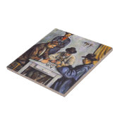 Paul Cezanne - Die Kartenspieler Fliese (Seite)