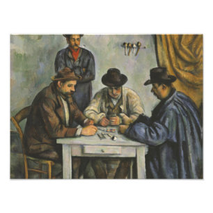 Paul Cezanne - Die Kartenspieler Fotodruck