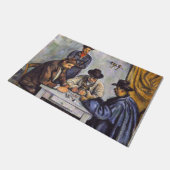 Paul Cezanne - Die Kartenspieler Fußmatte (Schrägansicht)