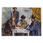 Paul Cezanne - Die Kartenspieler Große Geschenktüte (Rückseite)