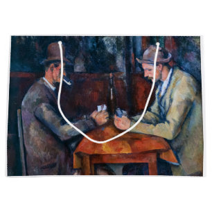 Paul Cezanne - Die Kartenspieler Große Geschenktüte