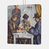 Paul Cezanne - Die Kartenspieler Keramikornament (Links)