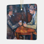 Paul Cezanne - Die Kartenspieler Keramikornament (Links)