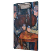 Paul Cezanne - Die Kartenspieler Klemmbrett (Links)