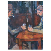 Paul Cezanne - Die Kartenspieler Klemmbrett (Rückseite)