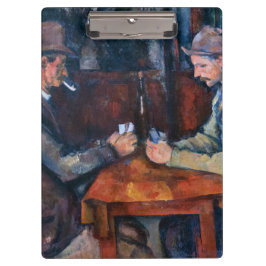 Paul Cezanne - Die Kartenspieler Klemmbrett