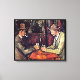 Paul Cezanne - Die Kartenspieler Kunstgemälde Leinwanddruck