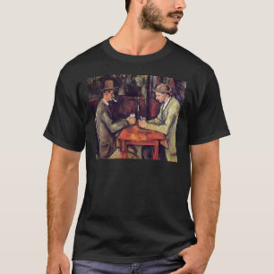 Paul Cezanne - Die Kartenspieler Kunstgemälde T-Shirt