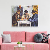 Paul Cezanne - Die Kartenspieler Leinwanddruck (Insitu (Wohnzimmer))