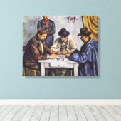Paul Cezanne - Die Kartenspieler Leinwanddruck (Insitu (Holzboden))