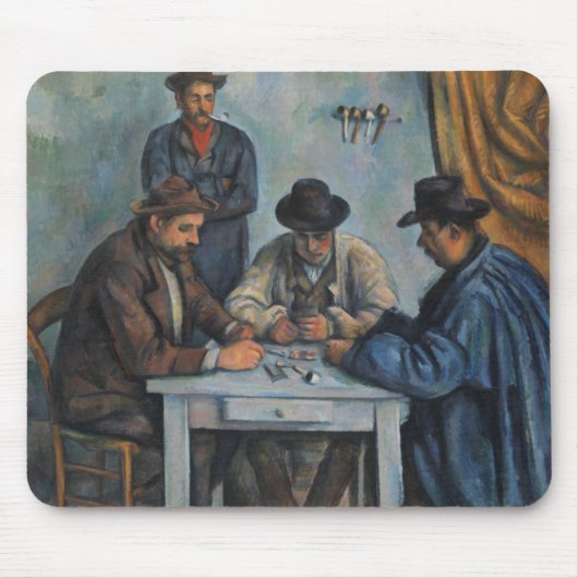 Paul Cezanne | die Kartenspieler Mousepad (Vorne)