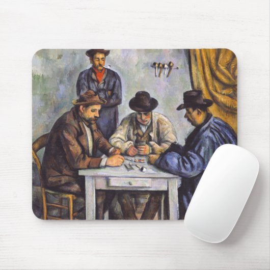 Paul Cezanne - Die Kartenspieler Mousepad (Mit Mouse)