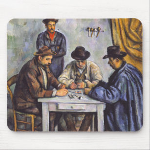 Paul Cezanne - Die Kartenspieler Mousepad