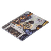 Paul Cezanne - Die Kartenspieler Notizblock (Linke Seite)