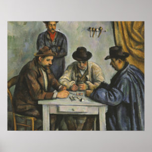 Paul Cezanne - Die Kartenspieler Poster