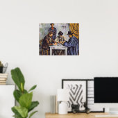 Paul Cezanne - Die Kartenspieler Poster (Heimbüro)