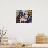 Paul Cezanne - Die Kartenspieler Poster (Küche)