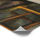 Paul Cezanne - Die Kartenspieler Poster (Ecke)