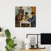 Paul Cezanne - Die Kartenspieler Poster (Heimbüro)